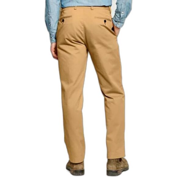 Orvis Deep Tan Ultimate Khaki Plain Front Pants Size 35 X 30 - Picture 2 of 12